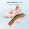 image:imageDREAM PAIRS Womens Mary Jane Dress Sambas Foldable FlatsPink