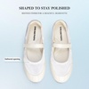 image:imageDREAM PAIRS Womens Mary Jane Dress Sambas Foldable FlatsWhite