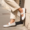 image:imageDREAM PAIRS Womens Mary Jane Flats Ankle Strap ShoesWhite