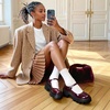 image:imageDREAM PAIRS Womens Mary Janes Shoes Platform PumpsBurgundypat