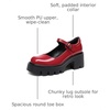 image:imageDREAM PAIRS Womens Mary Janes Shoes Platform PumpsRed