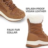 image:imageDREAM PAIRS Womens Mid Calf Warm Winter Snow BootsChestnut