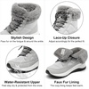 image:imageDREAM PAIRS Womens Outdoor Winter Snow BootsGrey
