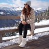 image:imageDREAM PAIRS Womens Outdoor Winter Snow BootsOffwhite