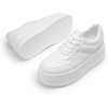 image:imageDREAM PAIRS Womens Platform Casual SneakersWhite