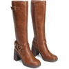 image:imageDREAM PAIRS Womens Platform Chunky Knee High BootsLight Brown