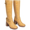 image:imageDREAM PAIRS Womens Platform Chunky Knee High BootsYellow