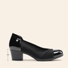 image:imageDREAM PAIRS Womens Pumps Low Chunky Arch Support HeelsBlack