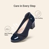 image:imageDREAM PAIRS Womens Pumps Low Chunky Arch Support HeelsNavy