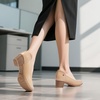 image:imageDREAM PAIRS Womens Pumps Low Chunky Arch Support HeelsNude