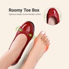 image:imageDREAM PAIRS Womens Pumps Low Chunky Arch Support HeelsRed