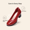 image:imageDREAM PAIRS Womens Pumps Low Chunky Arch Support HeelsRed