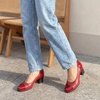 image:imageDREAM PAIRS Womens Pumps Low Chunky Arch Support HeelsRed