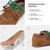 image:imageDREAM PAIRS Womens Retro Lace Up Sneakers Walking ShoesBrown
