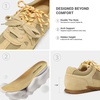 image:imageDREAM PAIRS Womens Retro Lace Up Sneakers Walking ShoesCamel