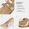 image:imageDREAM PAIRS Womens Retro Sneakers Walking Tennis ShoesCamel