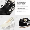 image:imageDREAM PAIRS Womens Retro Tennis Fashion SneakersBlack