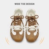 image:imageDREAM PAIRS Womens Retro Tennis Fashion SneakersBrownWhite