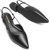 image:imageDREAM PAIRS Womens Slingback Dress Ballet FlatsAll Blackpu