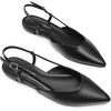 image:imageDREAM PAIRS Womens Slingback Dress Ballet FlatsAll Blackpu