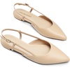 image:imageDREAM PAIRS Womens Slingback Dress Ballet FlatsNudepu