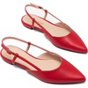 image:imageDREAM PAIRS Womens Slingback Dress Ballet FlatsRed