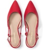 image:imageDREAM PAIRS Womens Slingback Dress Ballet FlatsRed