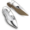 image:imageDREAM PAIRS Womens Slingback Dress Ballet FlatsSilverpat