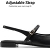 image:imageDREAM PAIRS Womens Slingback Dressy Mary Jane Ballet FlatsBlack
