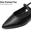 image:imageDREAM PAIRS Womens Slingback Dressy Mary Jane Ballet FlatsBlack