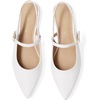 image:imageDREAM PAIRS Womens Slingback Dressy Mary Jane Ballet FlatsWhite