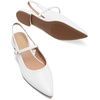 image:imageDREAM PAIRS Womens Slingback Dressy Mary Jane Ballet FlatsWhite