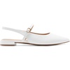 image:imageDREAM PAIRS Womens Slingback Dressy Mary Jane Ballet FlatsWhite