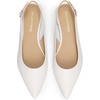 image:imageDREAM PAIRS Womens Slingback Dressy Pointed Toe Ballet FlatsWhite