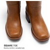 image:imageDREAM PAIRS Womens Stitching Vintage Knee High BootsTan