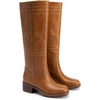 image:imageDREAM PAIRS Womens Stitching Vintage Knee High BootsTan