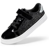 image:imageDREAM PAIRS Girls School Sneakers Glitter ShoesBlackSilver