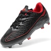 image:imageDREAM PAIRS Kids Multi Ground Soccer CleatsBlackRed