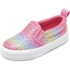 image:imageDREAM PAIRS Kids Sneakers Glitter SlipOnPinkRainbow