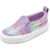 image:imageDREAM PAIRS Kids Sneakers Glitter SlipOnPurpleRainbow