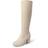 image:imageDREAM PAIRS Womens Knee High Winter Fall Tall Riding BootsBeige