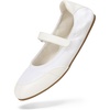 image:imageDREAM PAIRS Womens Mary Jane Dress Sambas Foldable FlatsWhite