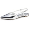 image:imageDREAM PAIRS Womens Slingback Dress Ballet FlatsSilverpat