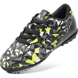 image:imageDREAM PAIRS Boys Girls Turf Soccer ShoesBlackNeonGreen