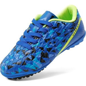 image:imageDREAM PAIRS Boys Girls Turf Soccer ShoesRoyalBlueNeonGreen
