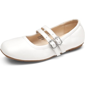 image:imageDREAM PAIRS Girls Ballet Flats Mary Jane Dress ShoesWhite