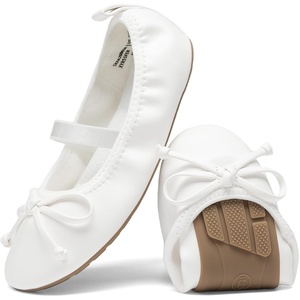 image:imageDREAM PAIRS Girls Ballet Flats Mary Jane ShoesWhite