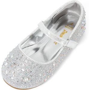 image:imageDREAM PAIRS Girls Dress Shoes Mary Jane FlatsSilver