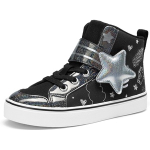 image:imageDREAM PAIRS Girls High Top Sneakers Star Casual ShoesBlack