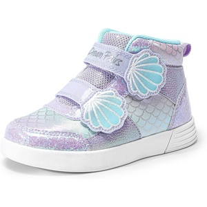 image:imageDREAM PAIRS Girls High Top Sneakers Star Casual ShoesGrape